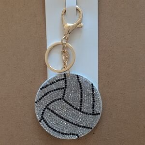 Stylish Gold and Silver Keychain Holder Bag Charn